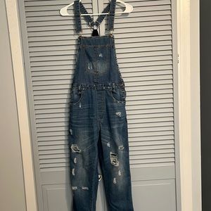 Denim coveralls